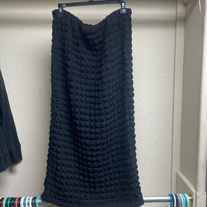 Antonio Melani Black Chantal smocked knit bubble skirt